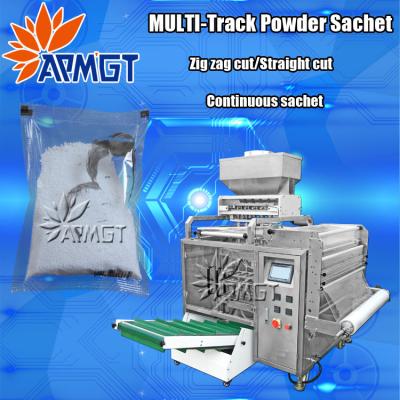 China Food multi lane powder filling and detergent sachet packing machine, max film width.1200mm zu verkaufen