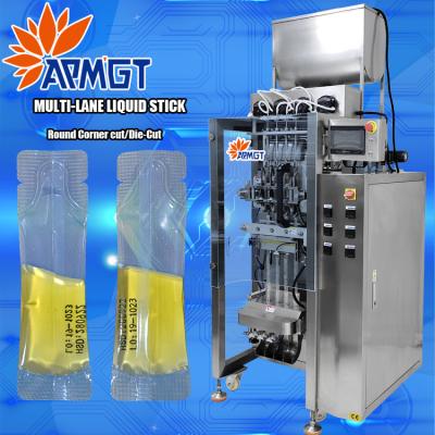 China Multi Food Lane Honey Ketchup Paste Chocolate Paste Sacue Paste Filling And Packing Machine en venta