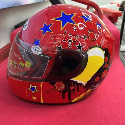 China Cool New Full-Cover Teen Kart Protective Helmet for sale