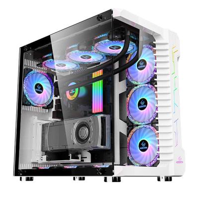 China With Fan Factory Selling Popular Design Computer Case ATX Case Computer PC Game 2022 for sale