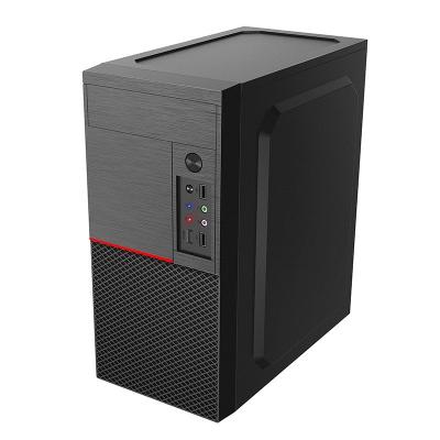 China With Fan Hot Selling ATX PC Cabinet PC Gaming Case Desktop Computer With RGB Strip Light OEM Gaming Desktop PC Computer Gaming Case for sale