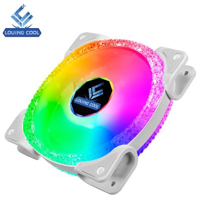 China Computer Case Magnet Solid Color DC 12v Fan Cpu Cool Long Life Hydraulic Bearing Fan for sale