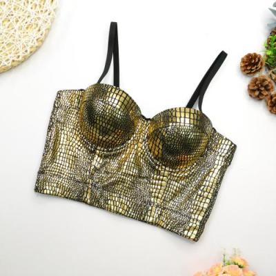 China High Quality Women Breathable Clothing Ladies Camisole Snakeskin Slim Pattern for sale