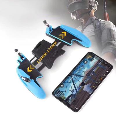 China 2021 ABS+Metal Mobile Joystick Triggers Phone Accessories Phone Game Joystick For Pubg Gamepad Game Controller for sale