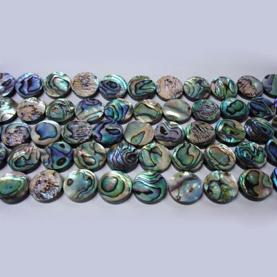 China Poished Natural Abalone Shell Round Shape 16