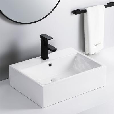 China Victoria Style Countertop Modern Ceramic Basin CUPC Sink Rectangular Hand Basin Hand Basin for sale