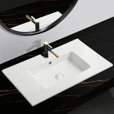 China YINGJIE Modern Factory Direct Customizable Porcelain Bathroom Hand Wash CE cUPC Sink for sale