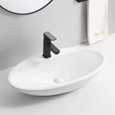 China CE CUPC Simple Design Modern Luxury Style Hotel Ceramic Wash Art Basin Bathroom Hotel for sale