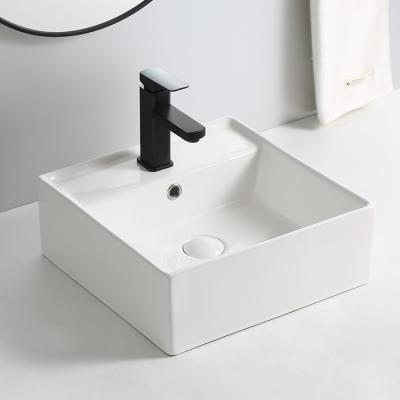 China Modern Rectangle Basin Basin CE Modern Simple Light Luxury European Style Sink Bathroom Art Basin for sale