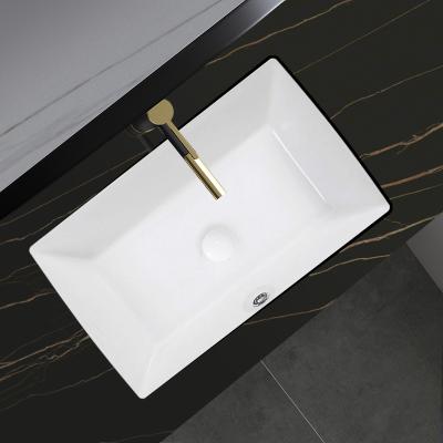 China 27-4211A Italy Style Traditional Modern Bathroom Under Counter Basin Korean Sanitary Wash Basin CE Ceramic White Sink for sale