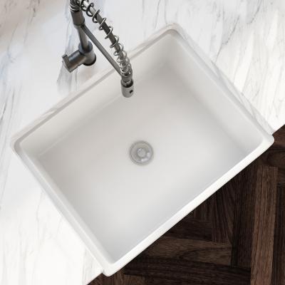 China Post Modern Mediterranean EUROPEAN Asian Material Wash Dish Kitchen Sink Basin Cupc Traditional Ceramic Sink For Hotel Home Under Counter Rectangular Sinks As Photo for sale