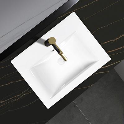 China Excellent Ware Modern Bathroom Vanity Sink Sanitary Cabinet Under Basin Hand Mounted Vanity Cabinet Basin for sale