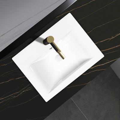 China Modern Design Modern Sanitary Ware Bathroom Vanity Ceramic Sink Under Mounted Cabinet Sink Cabinet Basin for sale