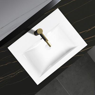 China New Design Modern Porcelain Under Mounted Ceramic Cabinet Basin Hand Wash Cabinet Outdoor Sink For Hotel for sale