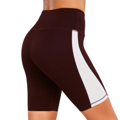 China Breathable Full In Quick Dry Stretch Gym Women High Wasted Running Yoga Shorts Sports Fitness Garment for sale