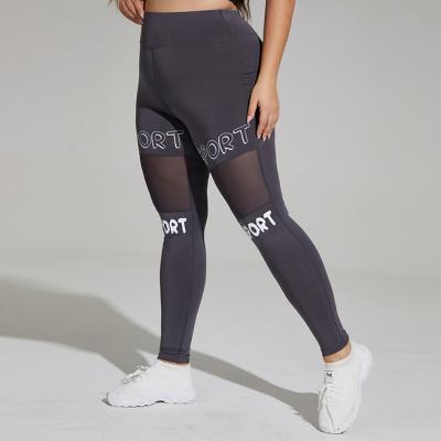 China L-4XL Fashion Breathable High Quality Design Plus Size Gym Clothing Women Fitness Pants Plus Size Yoga Gaiters for sale