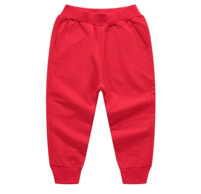 China Color Fade Proof Bulk Wholesale Kids Apparels Sizes 110cm To 150cm Solid Colors Cargo Joggers Pants for sale