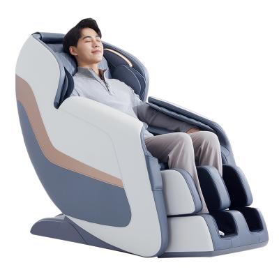 China 2021 Modern Cheap Price Weightless Folding Intelligent Shiatsu Recliner Kneading Head Body Full Foot Massage Chair for sale