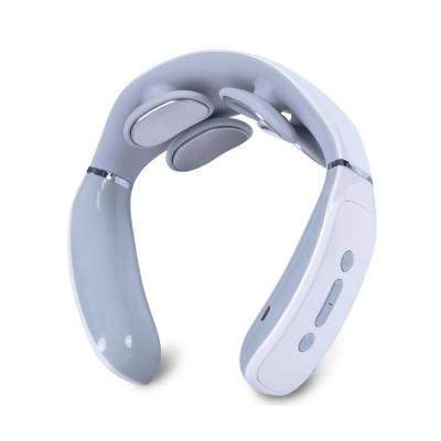 China Modern Pulse Shiatsu Kneading Smart Neck Massager With Massager Machine For Neck Heating for sale