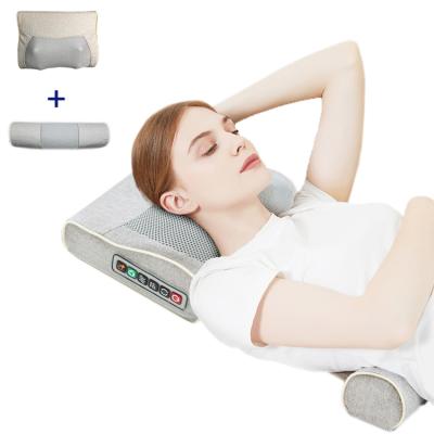 China Modern Neck Relaxation Massager With Multifunctional Heat Lumbar Spine Massage Pillow for sale