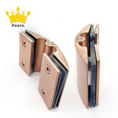 China FENTA B108 Traditional 180 Degree Hydraulic Shower Hinges Glass to Shower Glass Door Hinge for sale