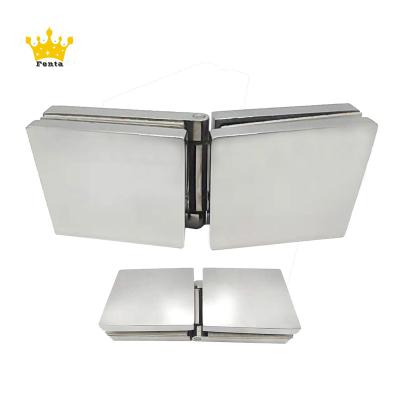 China FENTA Traditional Glass Bathroom Hinge SS 304 Shower Glass Door Hinge for sale