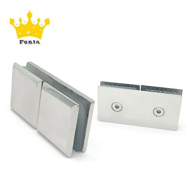 China Easy Installation FENTA H205 Glass Door SUS304 Glass To Straight Glass Corner Flange for sale