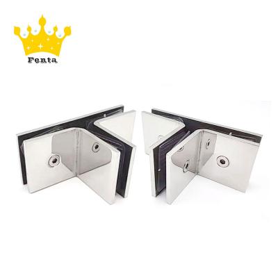 China FENTA H108 3 Way Modern Glass Panel Connector Glass Clamp For Glass Cube for sale