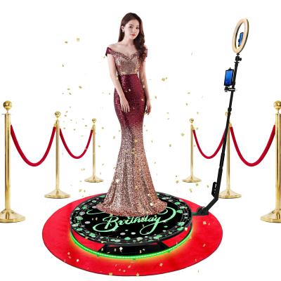 China Event/Manual Rotating Party/Conference/Festival Slow Motion 360 Degree Portable Photobooth Selfie Rotation 360 Photo Booth Machine for sale