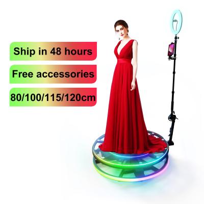 China New Portable 360 ​​Photo Booth Live Video Camera Booth 360 Slow Motion Event Booth/Party/Conference/Festival Selfie Rotation Photo Booth for sale