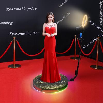 China Event/party/conference/festival 360 zero noise 68cm 80cm 100cm 115cm automatic photo booth anti-shake photo booth for sale