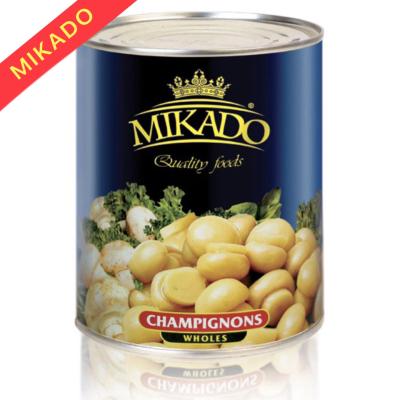 China Whole canned button mushrooms canned mushroom per pack fresh in water canned mushroom in brine for sale