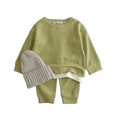 China Wholesale Custom Breathable Baby Clothing Set Free Collocation Solid Color Baby Knitted Coat Romper Hat Suit For Boy Girl for sale