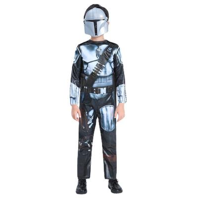 China Polyester Galaxy Bounty Hunter Costume Mandalorian Movie Cosplay Halloween Party Performance Dress Up Costume for sale