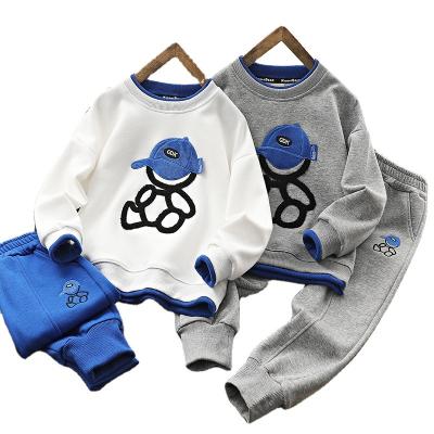 China Winter Clothing Autumn Unisex Kids Boys Pants High Quality Suit Casual Smart Tracksuit Kids Trousers Unisex Long Sleeve Kids Clothes for sale