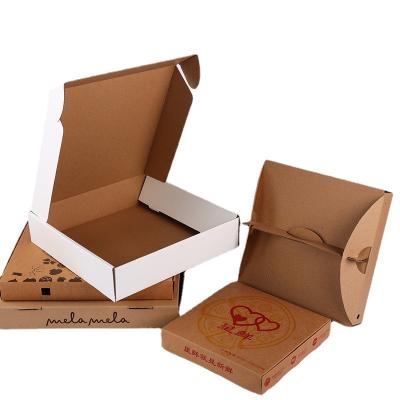 China disposable biodegradable custom box for pizza 8 inch 9 inch 10 inch 12 inch pizza box for sale