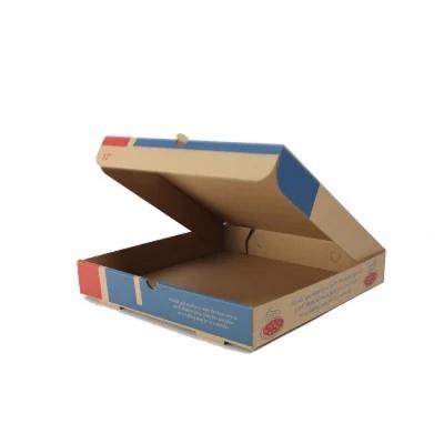 China Recycled Materials Custom Printed Take Out Food Box Paper Pizza Packing Box for sale