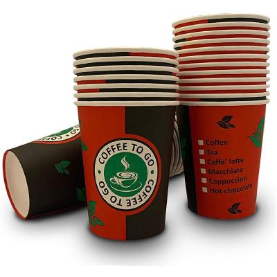 China Biodegradable Disposable Paper Cups Hot Sale Disposable Coffee Cup 8oz 12oz 16oz 20oz Disposable Paper Cup for sale