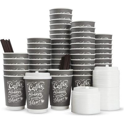 China Biodegradable disposable paper cup to go cup hot coffee cup takeway for sale