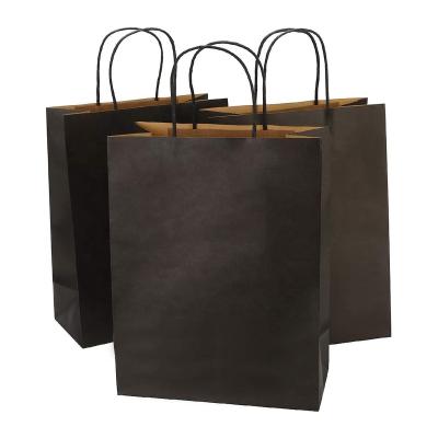 China Recyclable Custom Kraft Paper Bag With Printed Logo For Food Grade Recycled Brown Paper Bag for sale