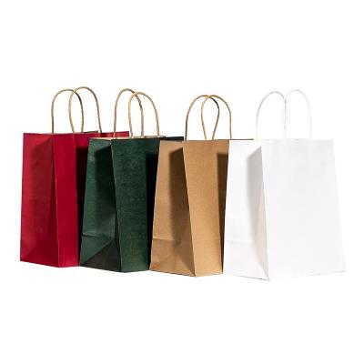 China Recyclable Logo Paper Bag Packaging Bag Printed Paper Shopping Bag With Handles for sale