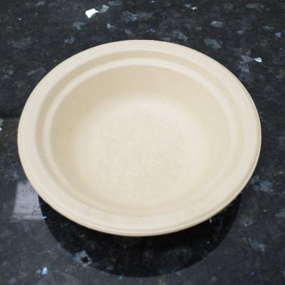 China Wholesale Price Disposable Biodegradable Sugarcane Fiber Bagasse Natural White Bowl for Salad Rice Soup for sale