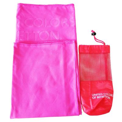 China Sustainable Hot Selling Microfiber Suede Sports Towel , Microfiber Sports Towel With Customer Logo for sale