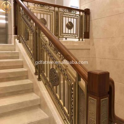 China FJL Wooden Stairs Hot Sale Component Solid Wood Stair Tread Oak Staircase for sale