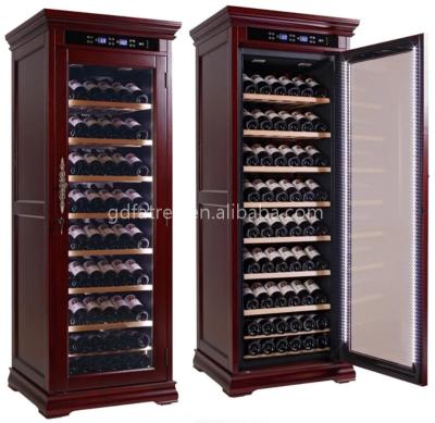 China beech wood natural oak wooden display stand for wine fridge cigar corner cabinet humidor CT48A for sale