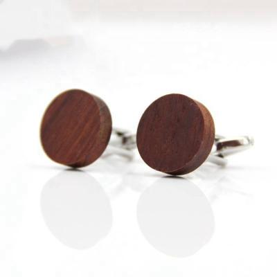 China Real handmade natural wooden cufflinks wholesale acrylic for sale