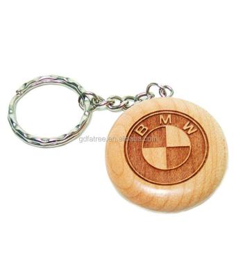 China Europe Laser Custom Wood Craft Key Chain Rack , Wood Key Chain With Name for sale