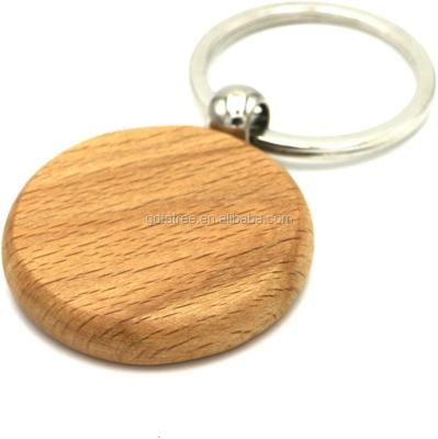 China High Quality Customized Blank Rectangle Wooden Europe Sublimation MDF Key Chain for sale