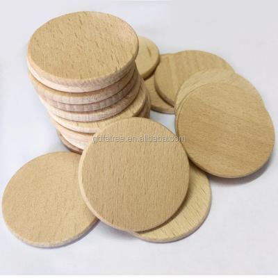 China Europe Custom Laser Cut Engraved Game Marks Cheap Pocket Wooden Coins, Small Gifts. wooden mark for sale