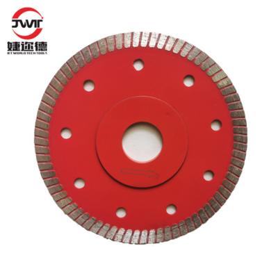 China Diamond Grits +65Mn turbo carbon steel 115mm dry cutting diamond saw blade ceramic tile porcelain cutter machine for sale